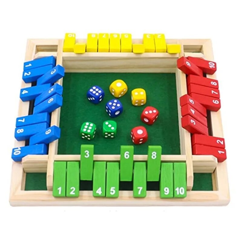 Board Game Review - Wooden Dice Board Game Shut The